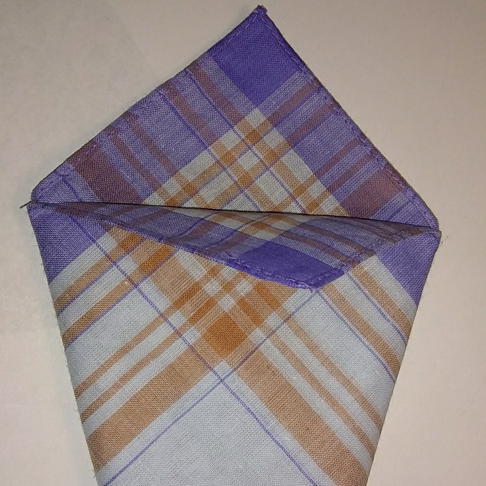 5 Mens Handkerchiefs! "The Dapper Choice!" Plaid - Picture 4 of 10